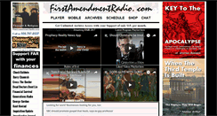 Desktop Screenshot of firstamendmentradio.net