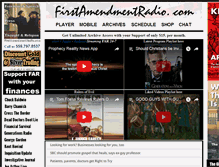 Tablet Screenshot of firstamendmentradio.net